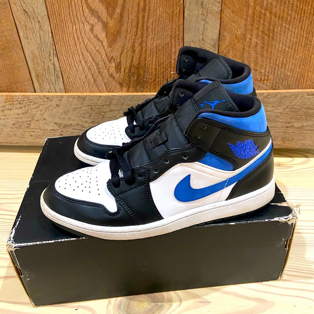 Air Jordan 1 mid - Size : 10 - Name : “Racer Blue”